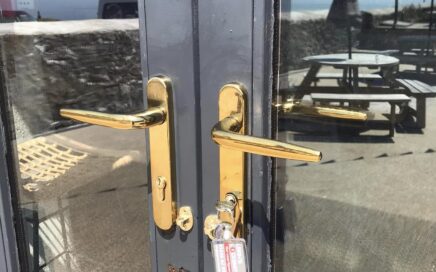 Bridgend french doors new locks