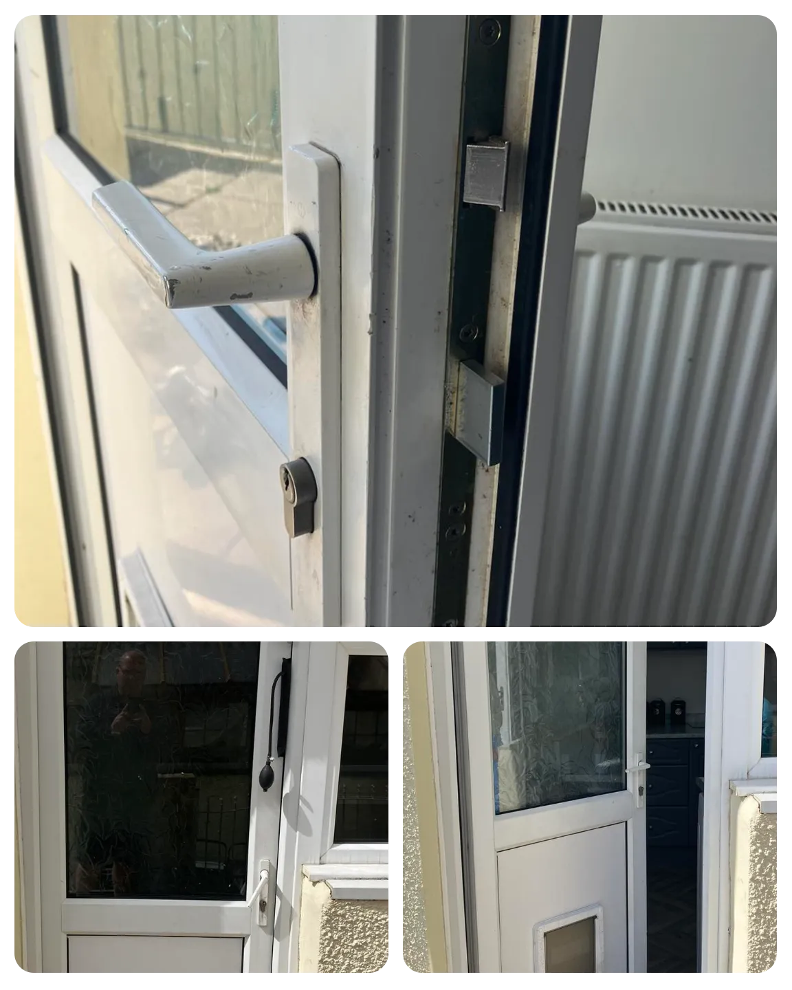 Rear door lock access fix by Leigh’s Locksmiths Bridgend