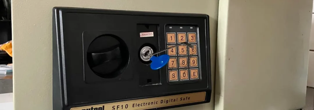 Mislaid safe key in Pyle Bridgend