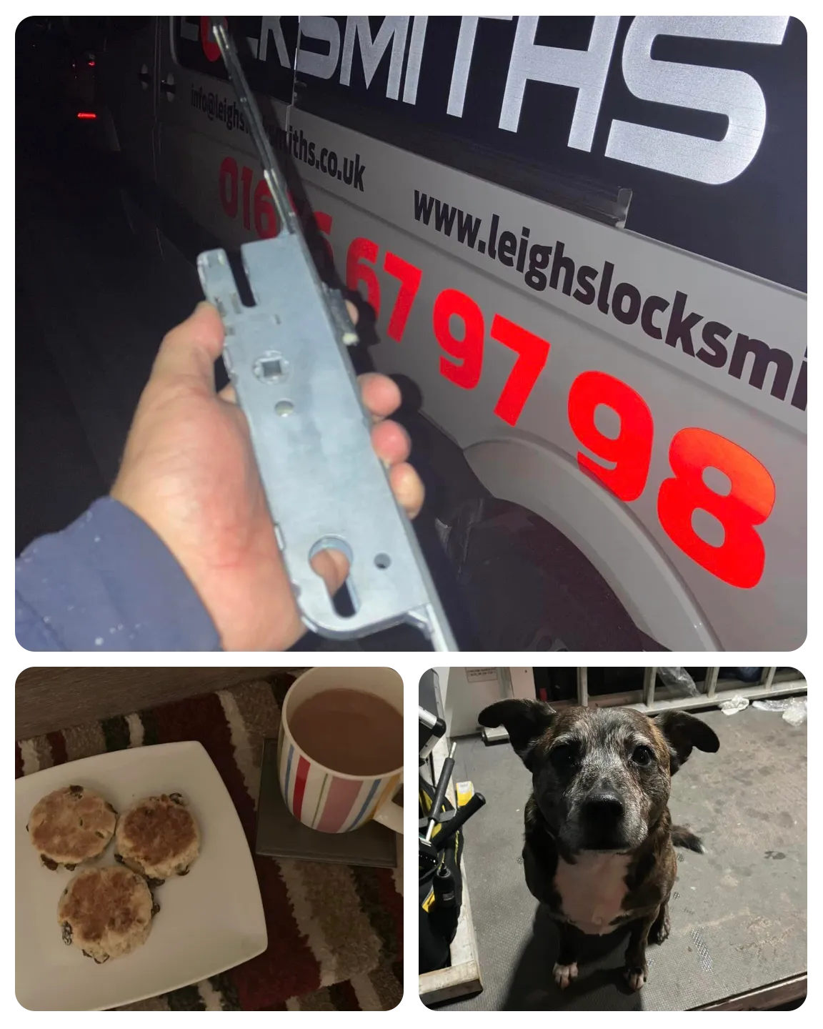 Late night call out at Leigh’s Locksmiths Bridgend