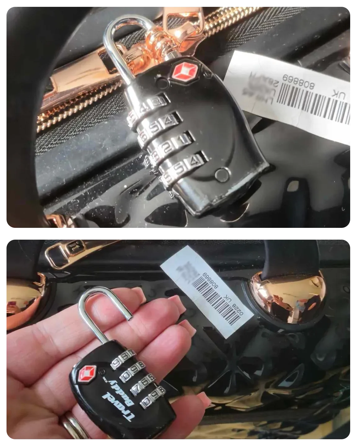  Leigh’s Locksmith Bridgend with customer flight bag lock failure 