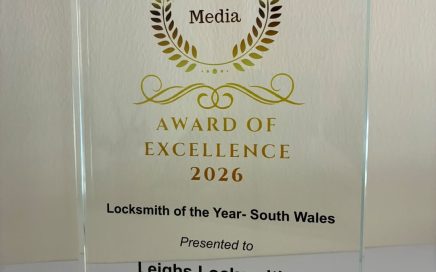 Leighs Locksmiths Named 'Locksmith of the Year – South Wales' for 2026!